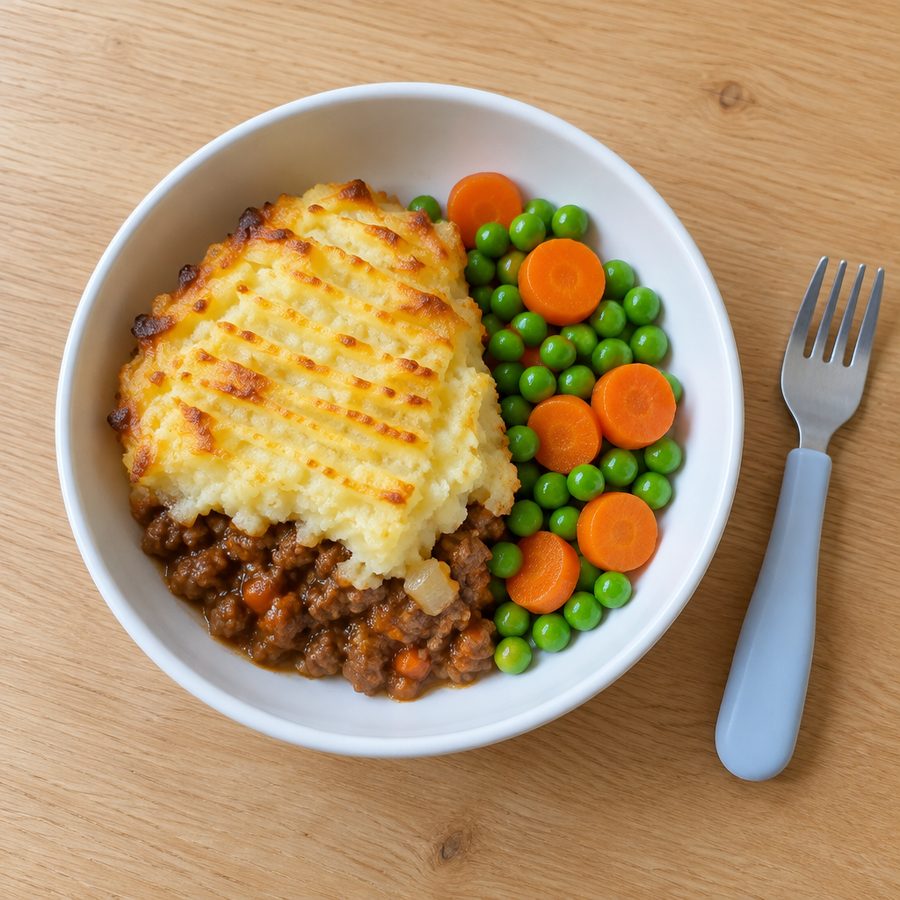 Cottage pie with peas & carrots